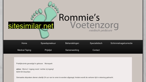 rommiesvoetenzorg.nl alternative sites