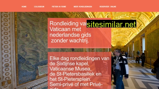 rondleidingvaticaan.nl alternative sites