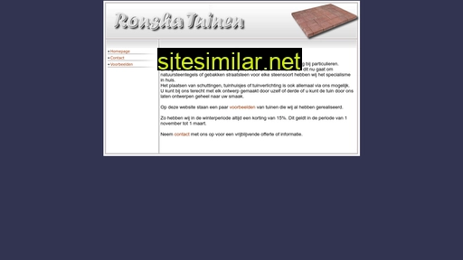 ronsha-tuinen.nl alternative sites