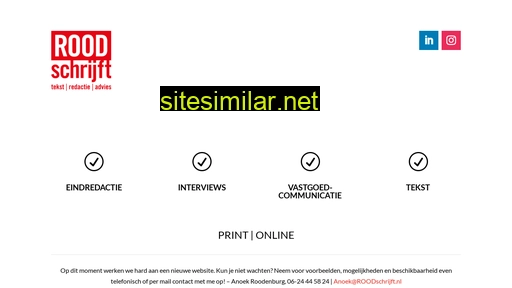 roodschrijft.nl alternative sites