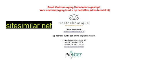 roodvoetverzorging.nl alternative sites