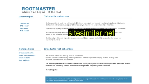 rootmaster.nl alternative sites