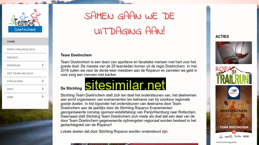 roparun-teamdoetinchem.nl alternative sites