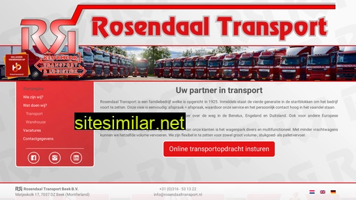 Rosendaaltransport similar sites