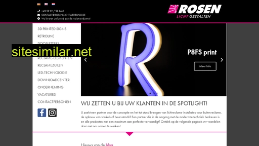 rosen-lichtreclame.nl alternative sites