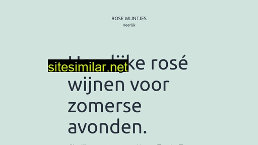 rosewijntjes.nl alternative sites