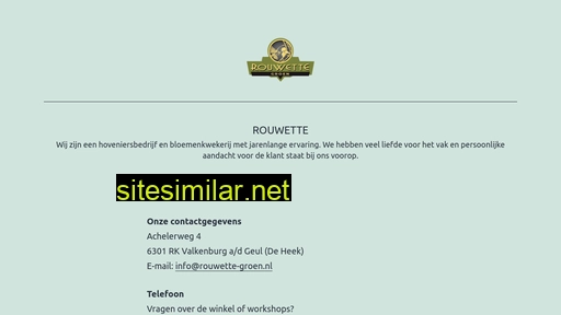 rouwette-groen.nl alternative sites