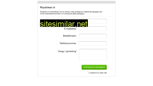 royalclean.nl alternative sites