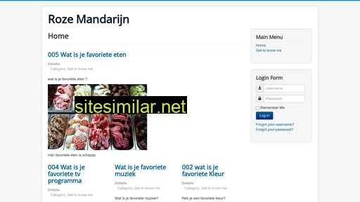 rozemandarijn.nl alternative sites