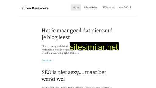 rubenbunskoeke.nl alternative sites