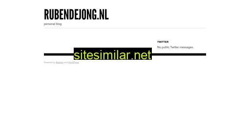 rubendejong.nl alternative sites