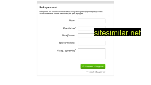 ruitrepareren.nl alternative sites