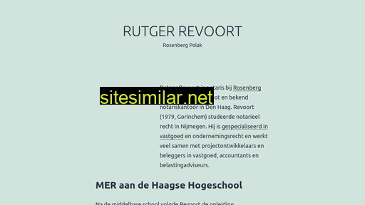 rutgerrevoort.nl alternative sites