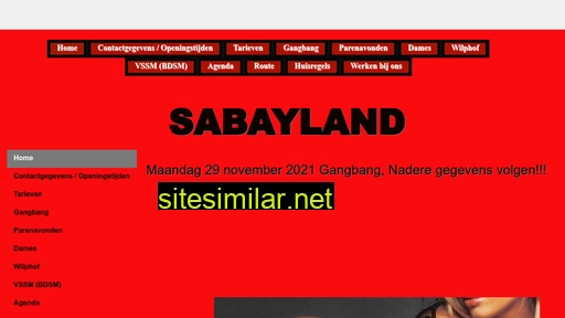 Sabayland similar sites