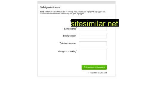 safety-solutions.nl alternative sites