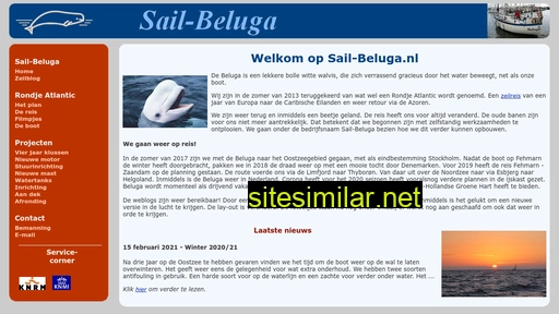 sail-beluga.nl alternative sites