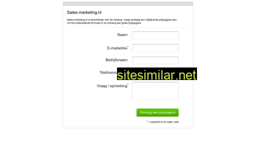 sales-marketing.nl alternative sites
