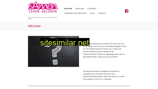 samenlerengeloven.nl alternative sites