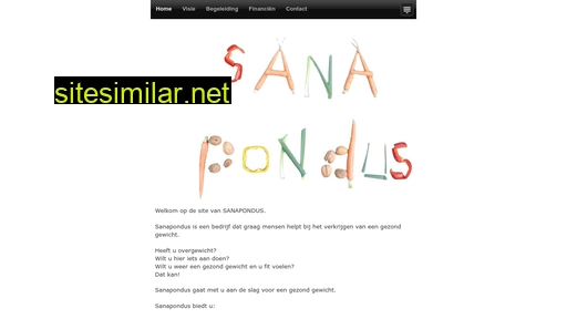 sanapondus.nl alternative sites