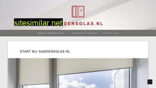 sandersglas.nl alternative sites