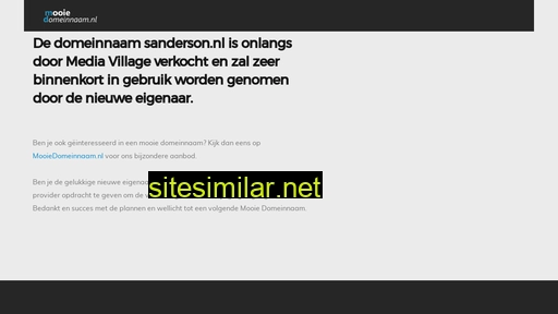 sanderson.nl alternative sites