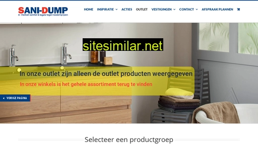 sanidump-outlet.nl alternative sites
