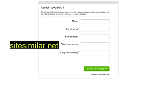sanitair-specialist.nl alternative sites