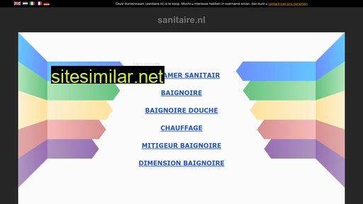 sanitaire.nl alternative sites