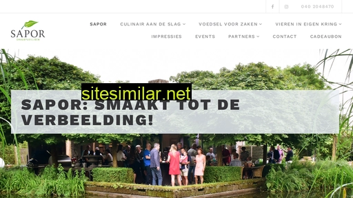 saporsmaakpaviljoen.nl alternative sites