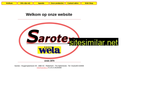 sarotex.nl alternative sites