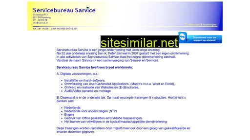 sarvice.nl alternative sites