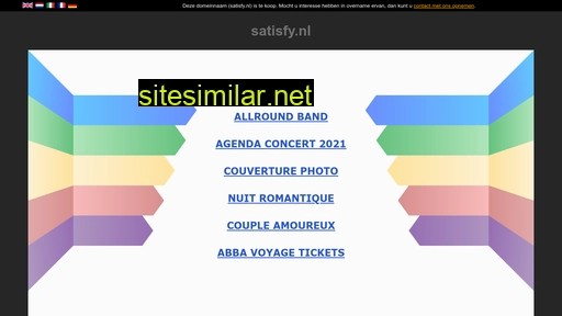 satisfy.nl alternative sites