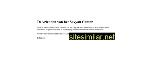 savyoncenter.nl alternative sites