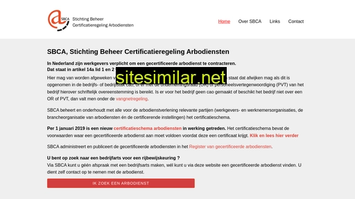 sbca.nl alternative sites