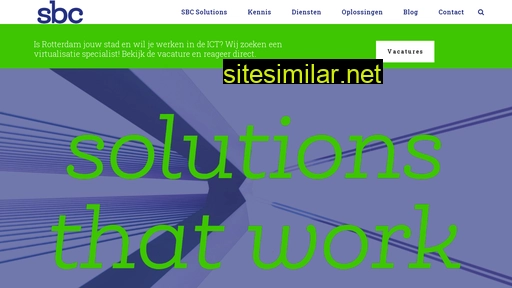 sbcsolutions.nl alternative sites
