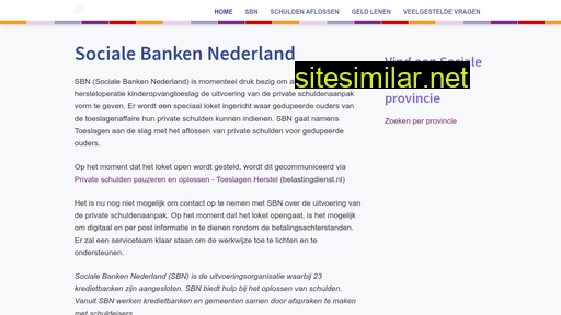 sbn.nl alternative sites