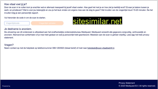 scanvitaalbedrijf.nl alternative sites