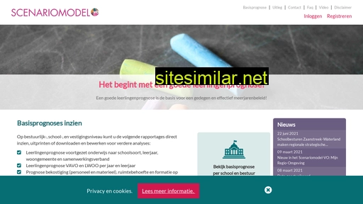 scenariomodel-vo.nl alternative sites