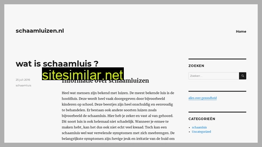 schaamluizen.nl alternative sites