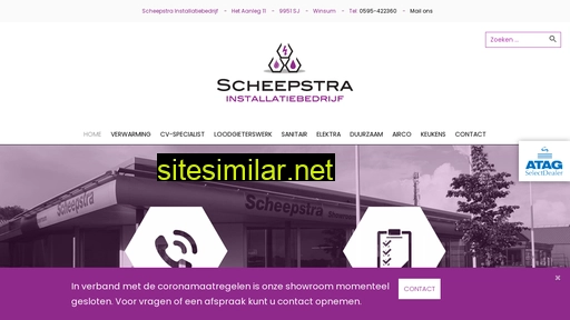 scheepstra-installatiebedrijf.nl alternative sites