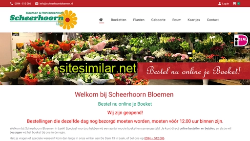 scheerhoornbloemen.nl alternative sites