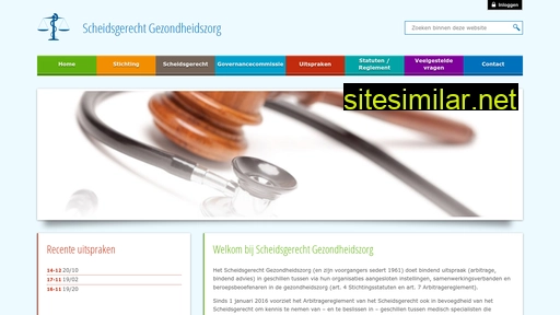 scheidsgerechtgezondheidszorg.nl alternative sites