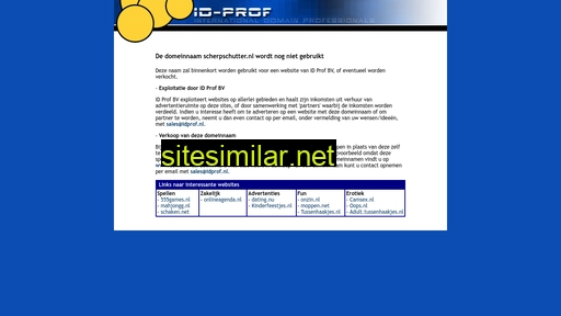 scherpschutter.nl alternative sites