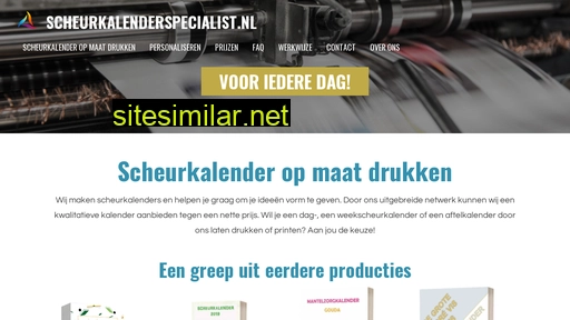 scheurkalenderspecialist.nl alternative sites