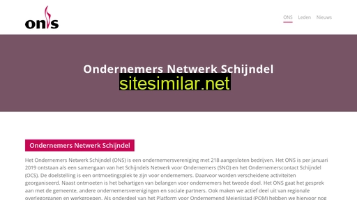 schijndelsnetwerk.nl alternative sites