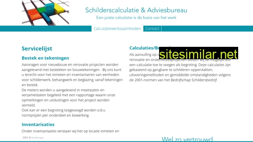 schilderscalculatie.nl alternative sites