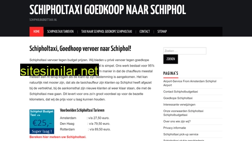 schipholbudgettaxi.nl alternative sites