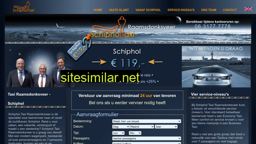 schipholtaxiraamsdonksveer.nl alternative sites