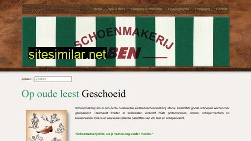 schoenmakerijben.nl alternative sites