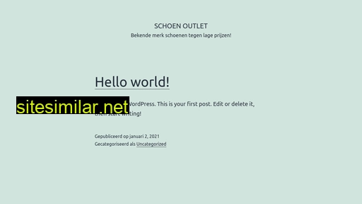 schoenoutlet.nl alternative sites